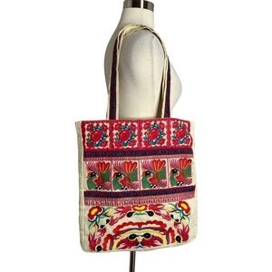 Limited Edition Embroidered Bohemian Tote Bag